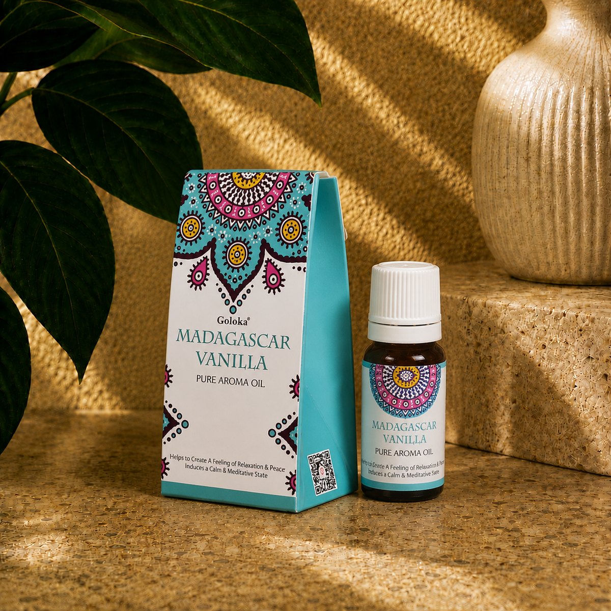 Goloka Madagascar Vanilla Pure Aroma Oil (10 ml)
