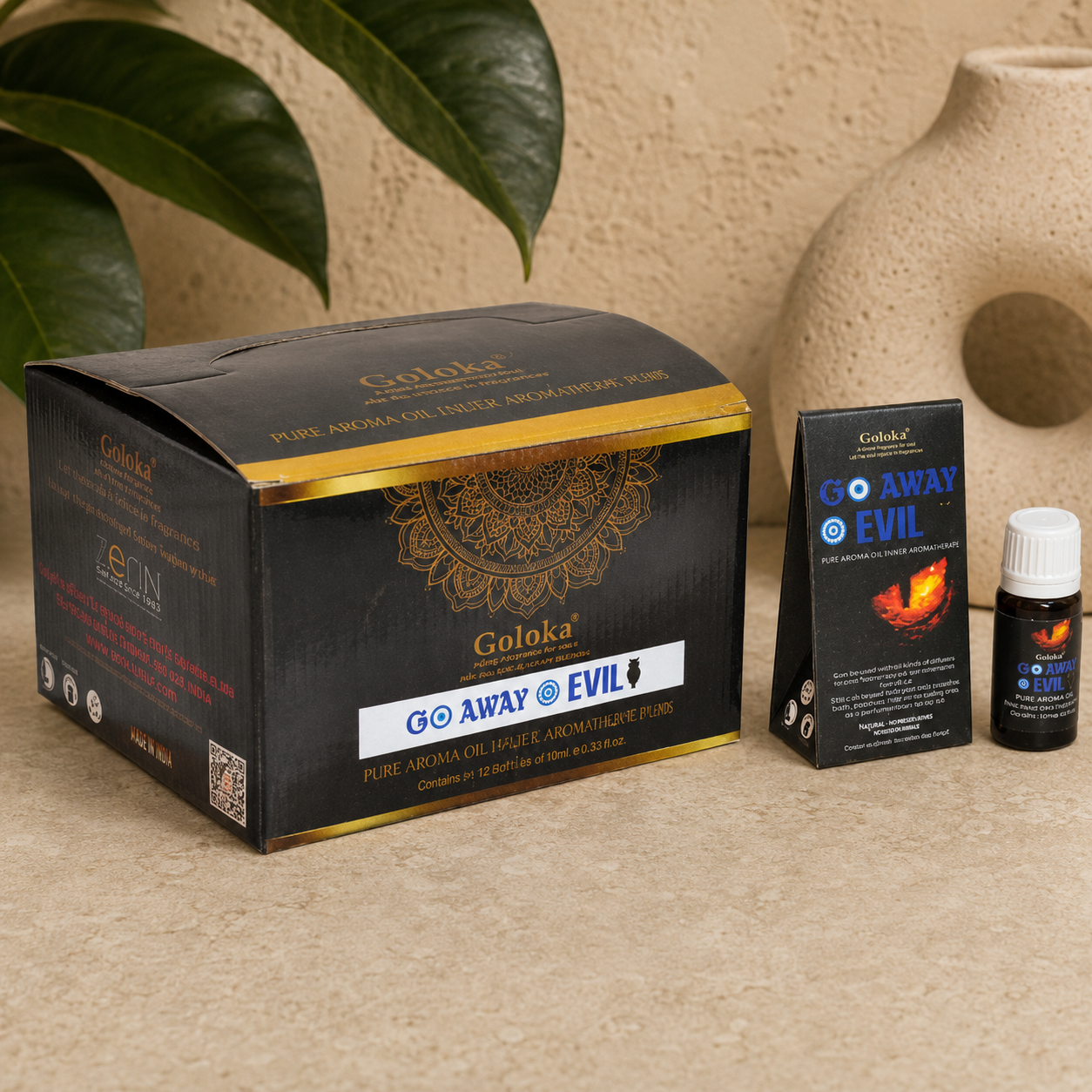 Goloka Witchcraft Blends Go Away Evil Pure Aroma Oil (10 ml)