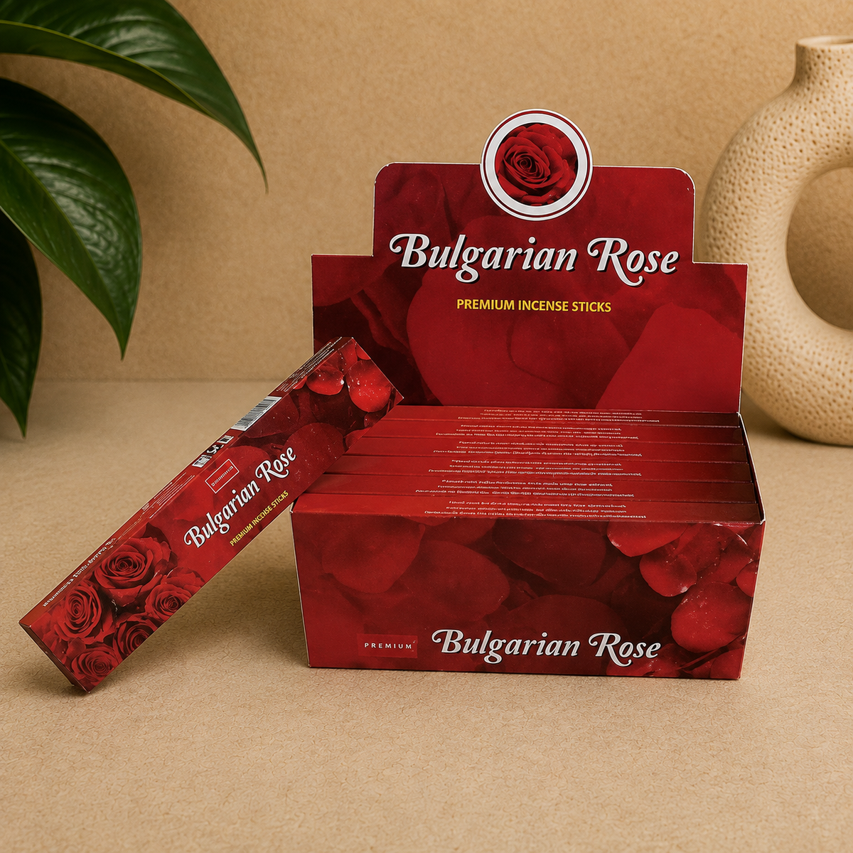 Nandita Bulgarian Rose Hand-Rolled Masala Incense Sticks (15g)