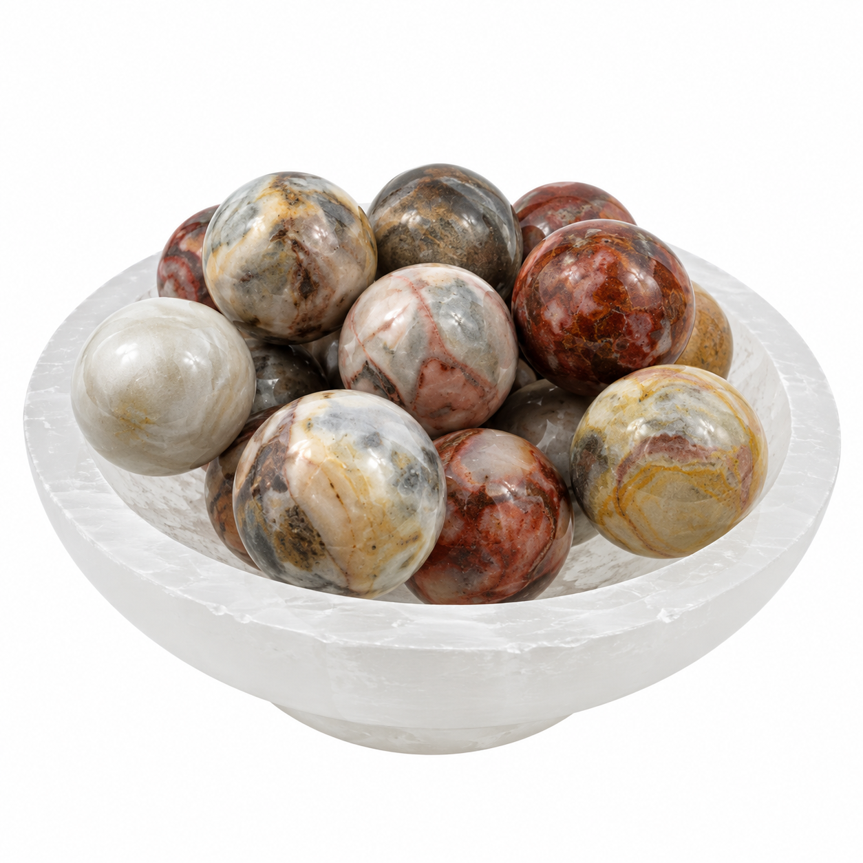 Crazy Agate Sphere - 0.75 inch