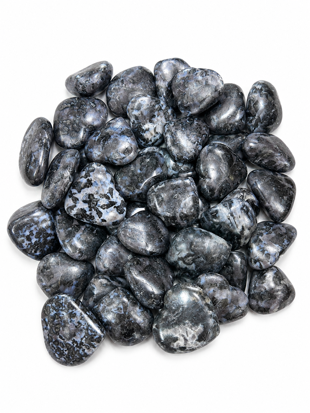 Indigo Gabbro Heart - 1.5-1.75 inch