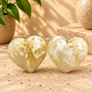 Snow Agate Heart - 1.6-1.8 inch