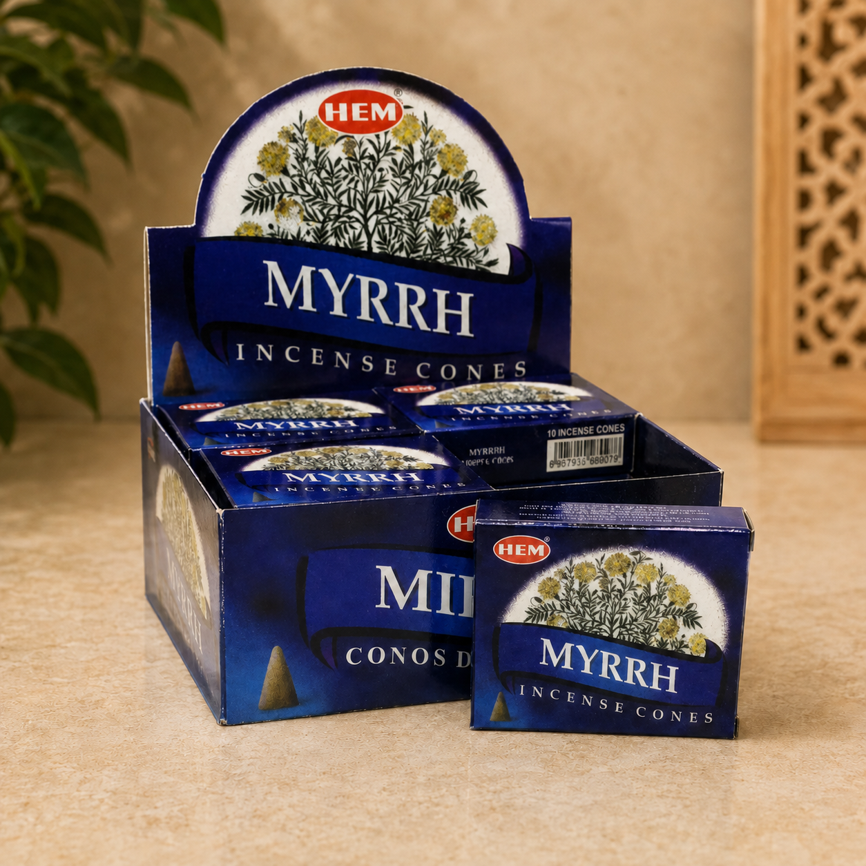 HEM Myrrh Incense Cones (10 Cones)