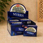HEM Myrrh Incense Cones (10 Cones)