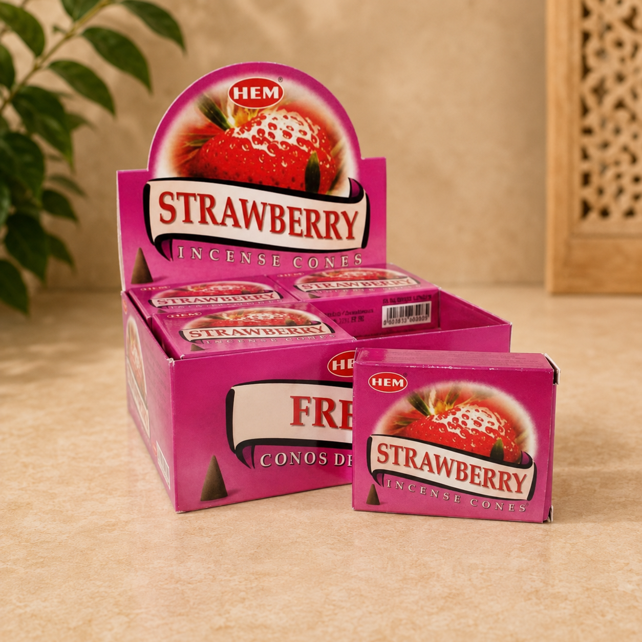 HEM Strawberry Incense Cones (10 Cones)