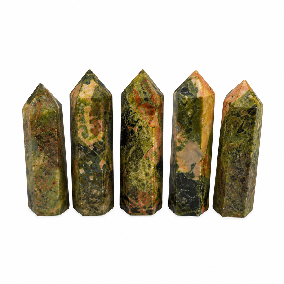 Dragon Blood Jasper Crystal Tower - 3-3.5 inch