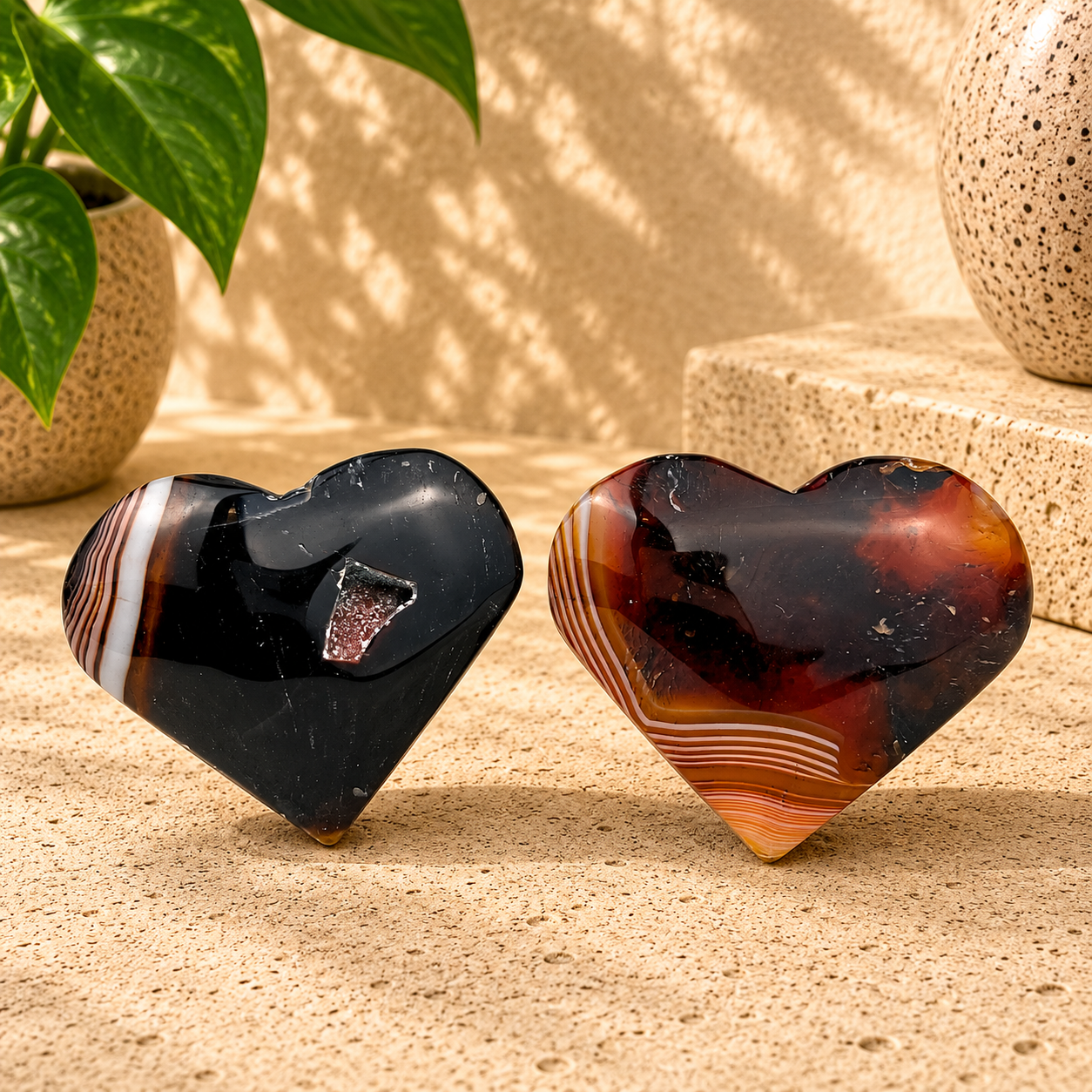 Sardonyx Heart - 2.25-2.5 inch