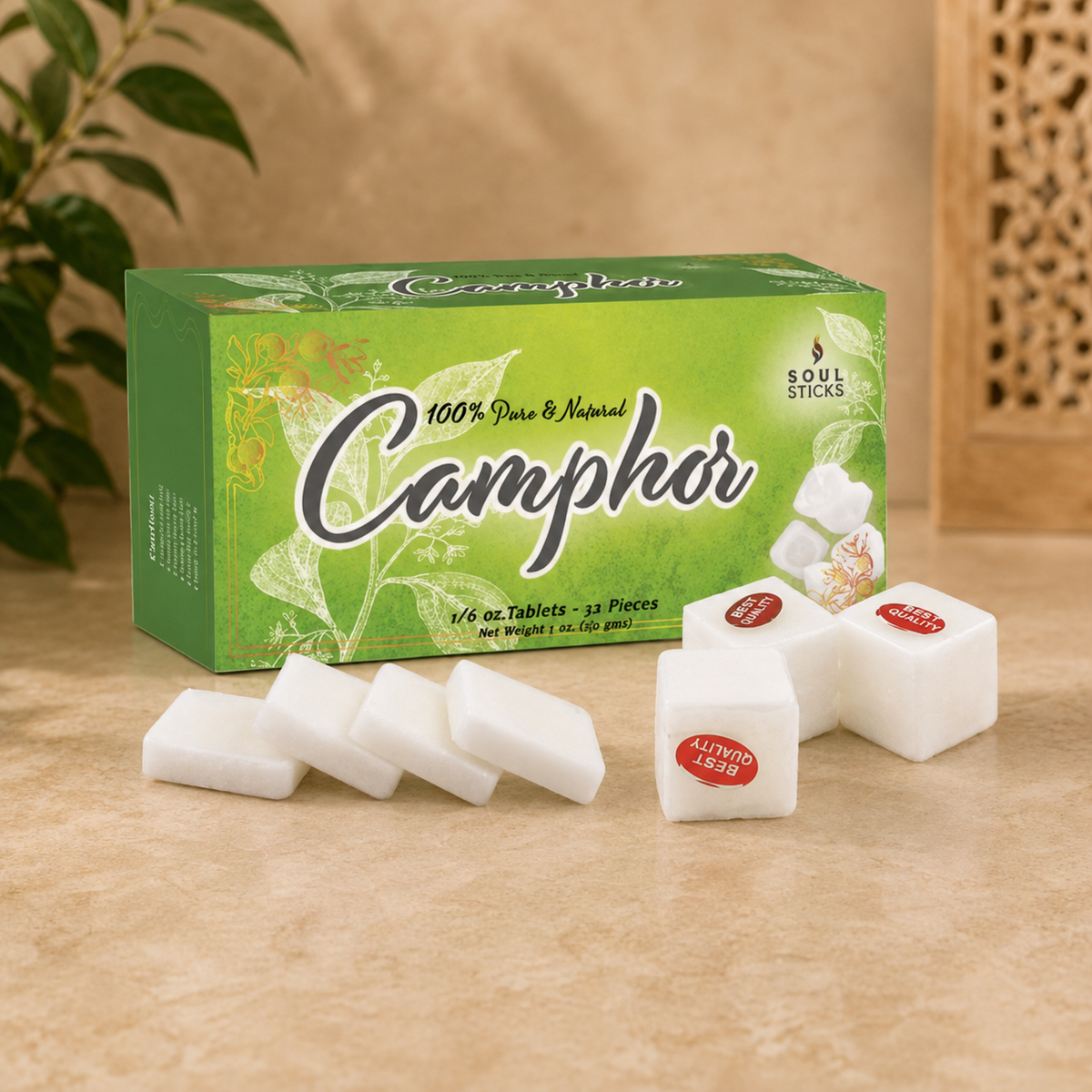 Soul Sticks Refined Camphor Tablets (150 g)