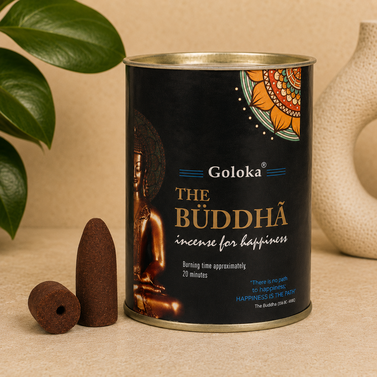Goloka Buddha Backflow Cones (24 Cones)