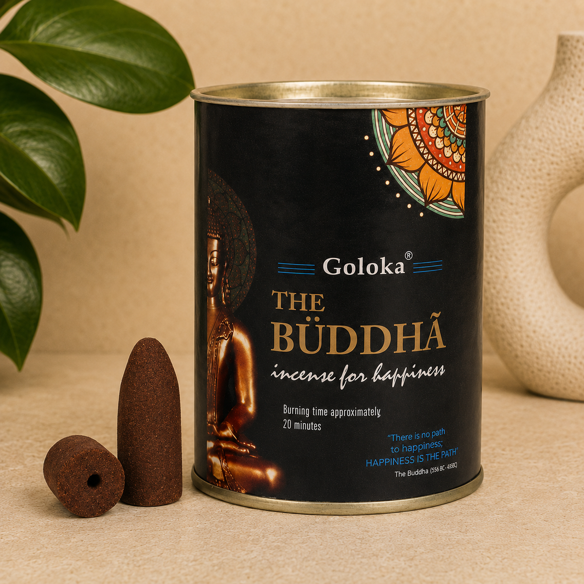 Goloka Buddha Backflow Cones (24 Cones)