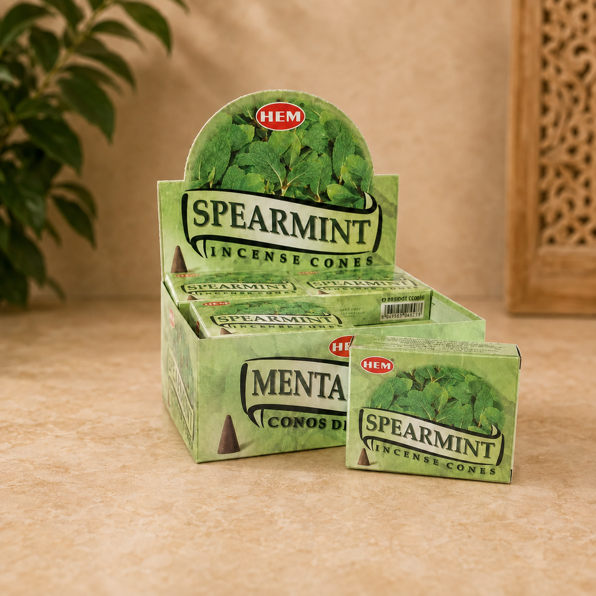 HEM Spearmint Incense Cones (10 Cones)