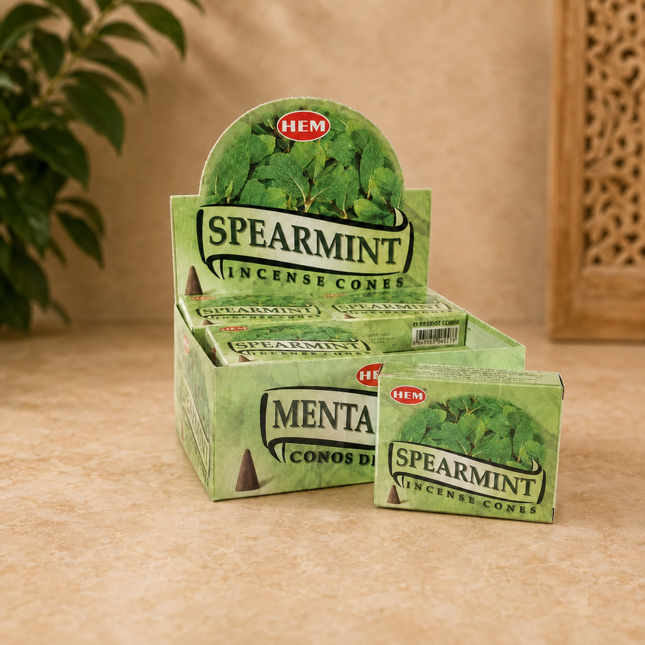 HEM Spearmint Incense Cones (10 Cones)