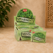 HEM Spearmint Incense Cones (10 Cones)