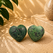 Ruby Fuchsite Heart - 2.1 inch