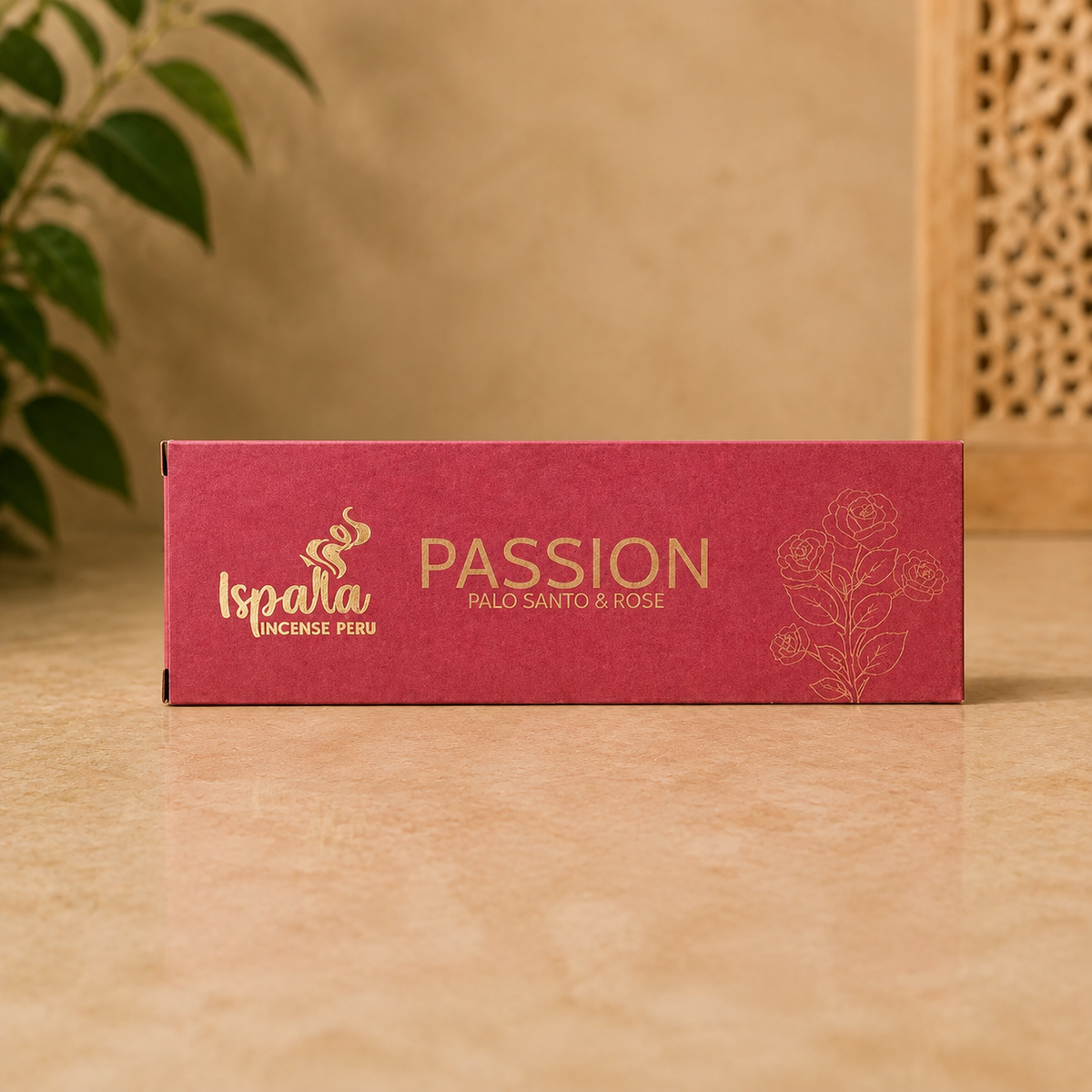 Ispalla Palo Santo & Rose Passion Incense Tablets (8 Tablets)