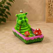 Smoking Caterpillar Backflow Incense Burner - 5.75 inch