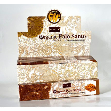Nandita Organic Palo Santo Hand-Rolled Masala Incense Sticks (15g)