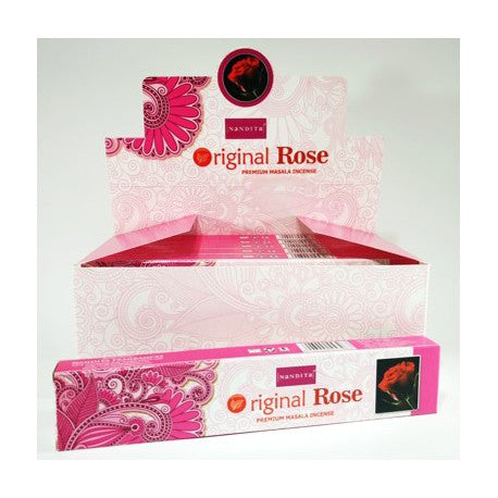 Nandita Original Rose Incense Sticks (15g)