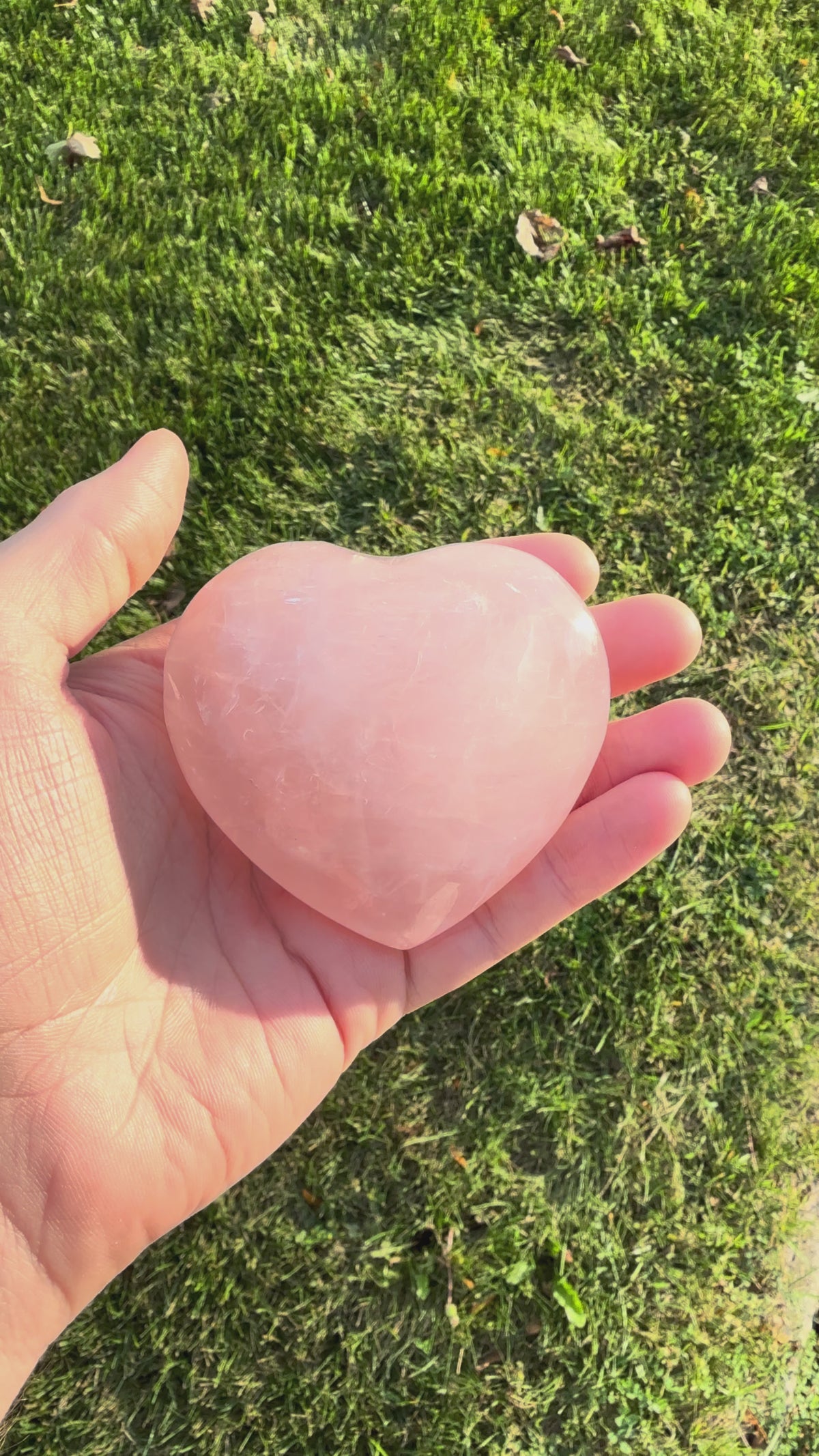Rose Quartz Heart
