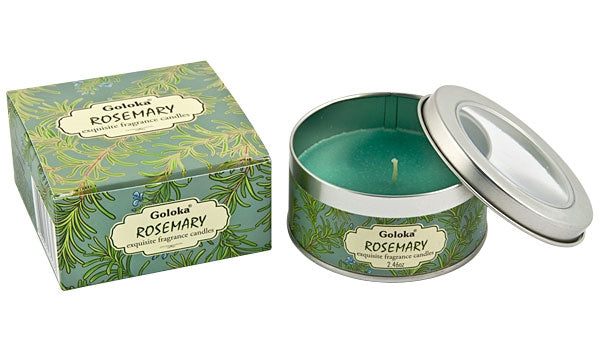 Goloka Rosemary Travel Tin Candle