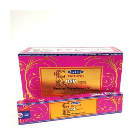 Satya Natural Rose Incense Sticks (15 g)