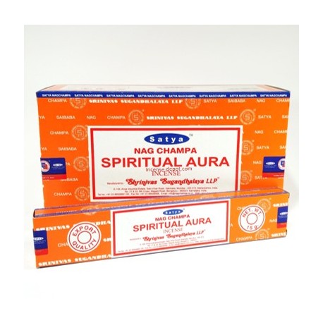 Satya Nag Champa Spiritual Aura Incense Sticks (15g)