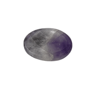 Chevron Amethyst Worry Stone - 1.5 inch