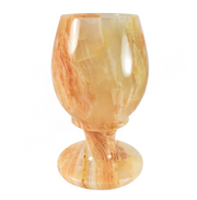 Green Onyx Wine Glass Cup - 4.75 Inch